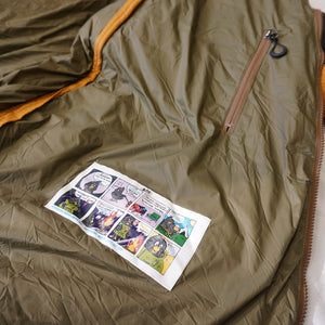新品同様  grn outdoor　OFF to ON JACKET GO9211Q ダウンジャケット 古着 CAMEL サイズ/M　2way シュラフに早変わり　寝袋　アウター [送料無料] [12/2値下げ]