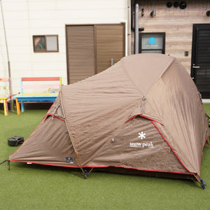 【組立確認済】美品 スノーピーク（snow peak） エルフィールドDUO Pro.＆グランドシート SD-225/225-1 テント 1~2人用 ソロにも [送料無料]