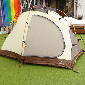 【組立確認済】美品 スノーピーク（snow peak） エルフィールドDUO Pro.＆グランドシート SD-225/225-1 テント 1~2人用 ソロにも [送料無料]