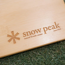 画像をギャラリービューアに読み込む, 美品 スノーピーク（snow peak） スライドトップロングハーフ竹 CK-154T テーブル・チェア アイアングリルテーブルロング専用オプション [送料無料]