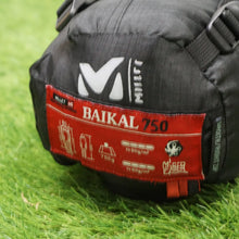 画像をギャラリービューアに読み込む, 美品  ミレー（MILLET） BAIKAL750 スリーピングギア　シュラフ　マミー型シュラフ　寝袋　化学繊維　春から秋に最適　身長180cmまで [2/8値下げ]