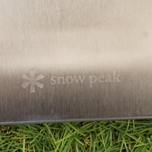 美品 スノーピーク（snow peak） リッドトレーハーフユニット CK-026 グリルシステム ステンレス製天板 IGT専用オプション　アイアングリルテーブル [送料無料]