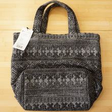 画像をギャラリービューアに読み込む, 未使用 スノーピーク（snow peak） Shetland Cotton JQ Tote Bag シェットランドコットン ジャガード トートバッグ UO-AC-20AU008GY トートバッグ
