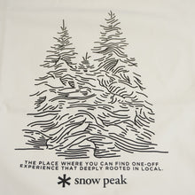 画像をギャラリービューアに読み込む, 未使用 スノーピーク（snow peak） Graphic Tee Snow Tree グラフィックティー スノーツリー L White MM4110-TS0104WH Tシャツ ホワイト 雪山の森林 2021秋冬 [送料無料]