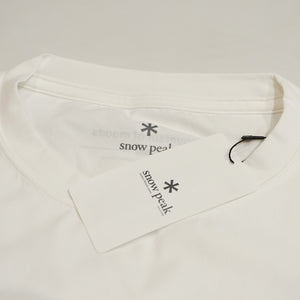未使用 スノーピーク（snow peak） Graphic Tee Snow Tree グラフィックティー スノーツリー L White MM4110-TS0104WH Tシャツ ホワイト 雪山の森林 2021秋冬 [送料無料]