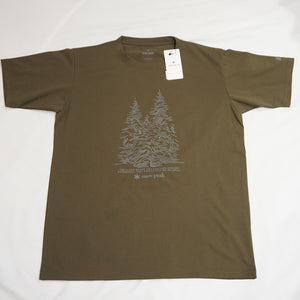 未使用 スノーピーク（snow peak） Graphic Tee Snow Tree グラフィックティー スノーツリー M Olive MM4110-TS0103OL Tシャツ オリーブ 雪山の森林 2021秋冬 [送料無料]