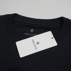 未使用 スノーピーク（snow peak） Printed L/S T SP Camping Gear Logo プリンテッド L/S T SP キャンピングギアロゴ M Black TS-21AU20503BK Tシャツ ブラック [送料無料]