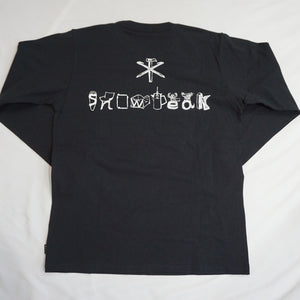 未使用 スノーピーク（snow peak） Printed L/S T SP Camping Gear Logo プリンテッド L/S T SP キャンピングギアロゴ M Black TS-21AU20503BK Tシャツ ブラック [送料無料]