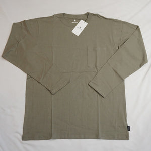 未使用 スノーピーク（snow peak） Printed L/S T SP Camping Gear Logo プリンテッド L/S T SP キャンピングギアロゴ M Greykhaki TS-21AU20503GK Tシャツ [送料無料]