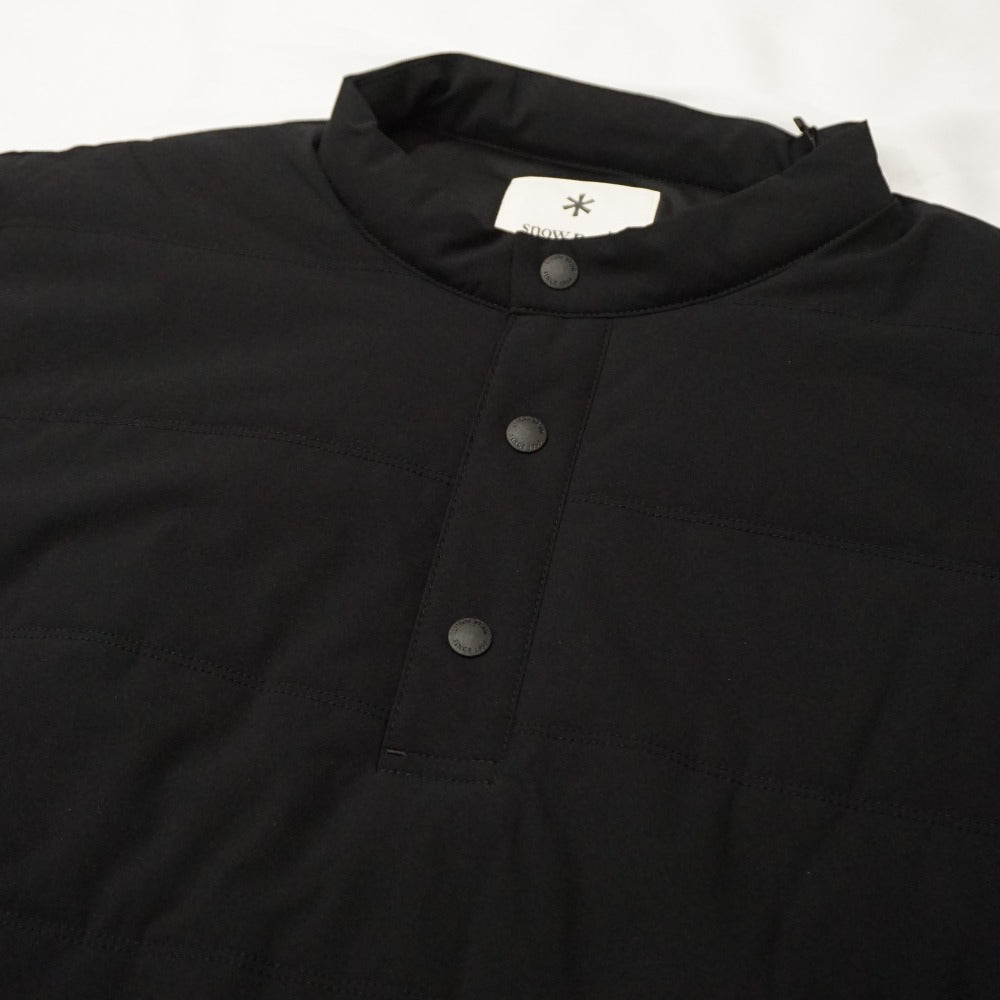 未使用 スノーピーク（snow peak） Flexible Insulated Henley Pullover フレキシブルインサレーテッドヘンリープルオーバー L Black SW-21AU00304BK ブラック [送料無料]
